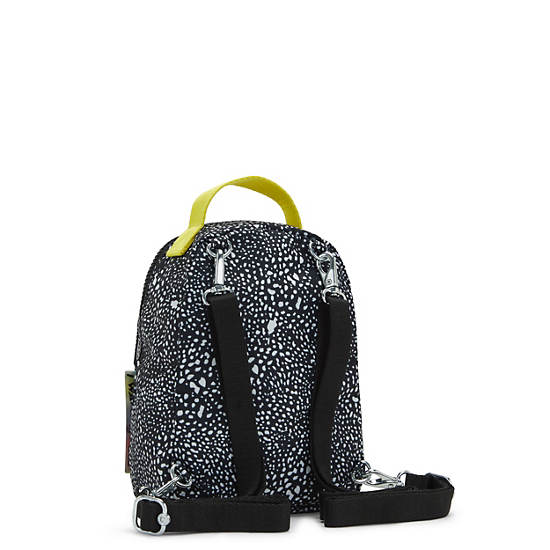 Kipling Alber MTV 3-in-1 Convertible Mini Bag Backpacks MTV Static | AU 1538ZU